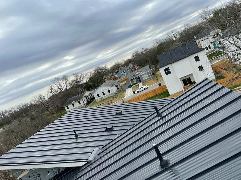 Standing seam metal roof panels with vents for Skylight Repair in Allamuchy
